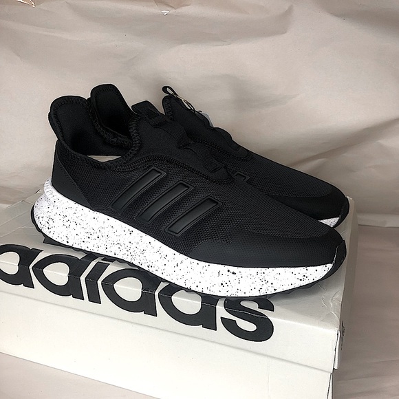 ADIDAS CLOUDFOAM X_PLRPULSE Black w Speckled Soles Slip On Shoes Sz 10 NIB - Picture 3 of 17